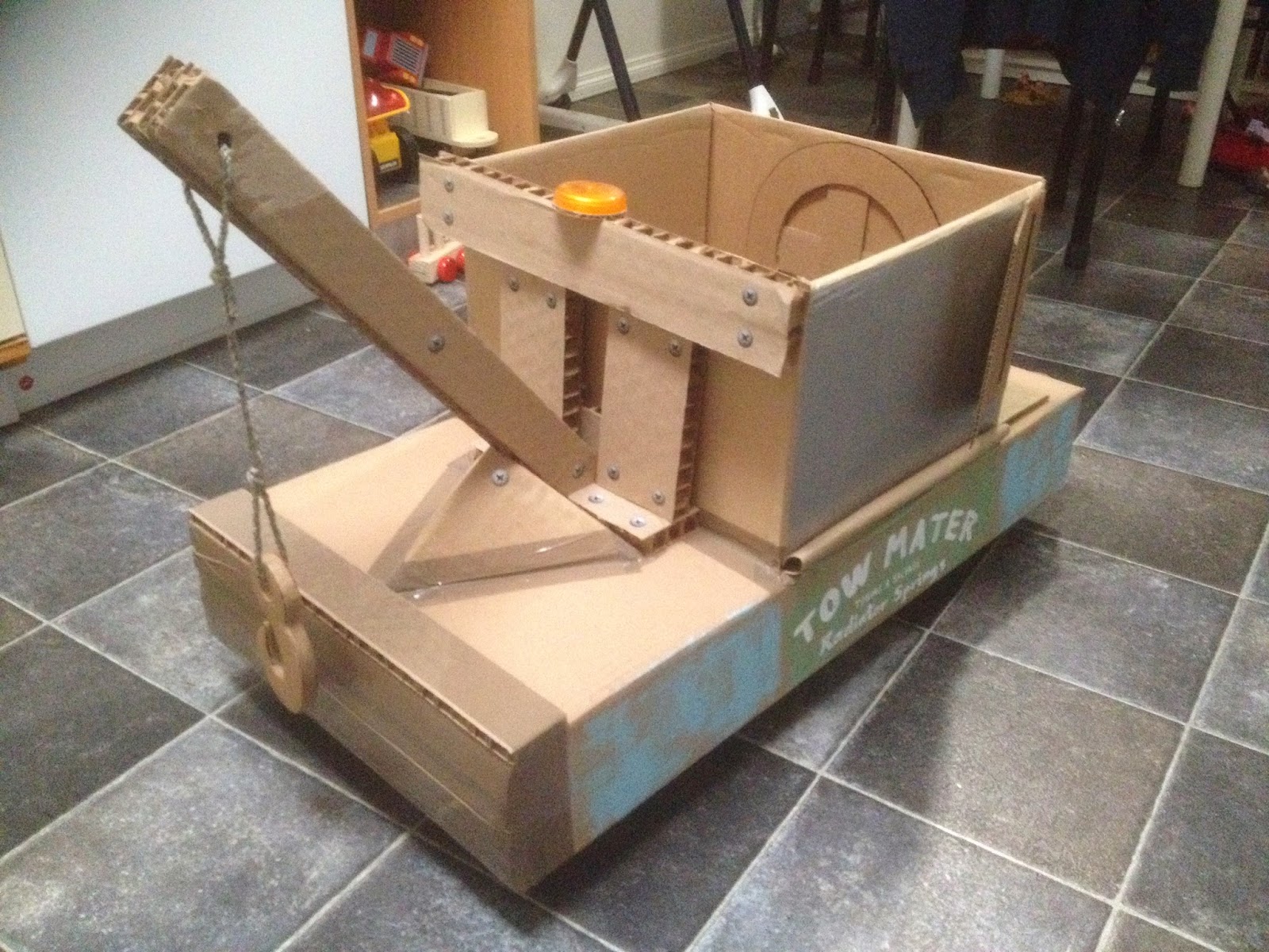 Stick This Cardboard Disney's "Cars" Tow Mater